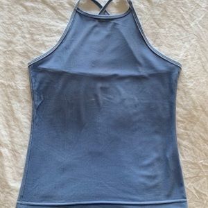 Women's Blue Halter Top